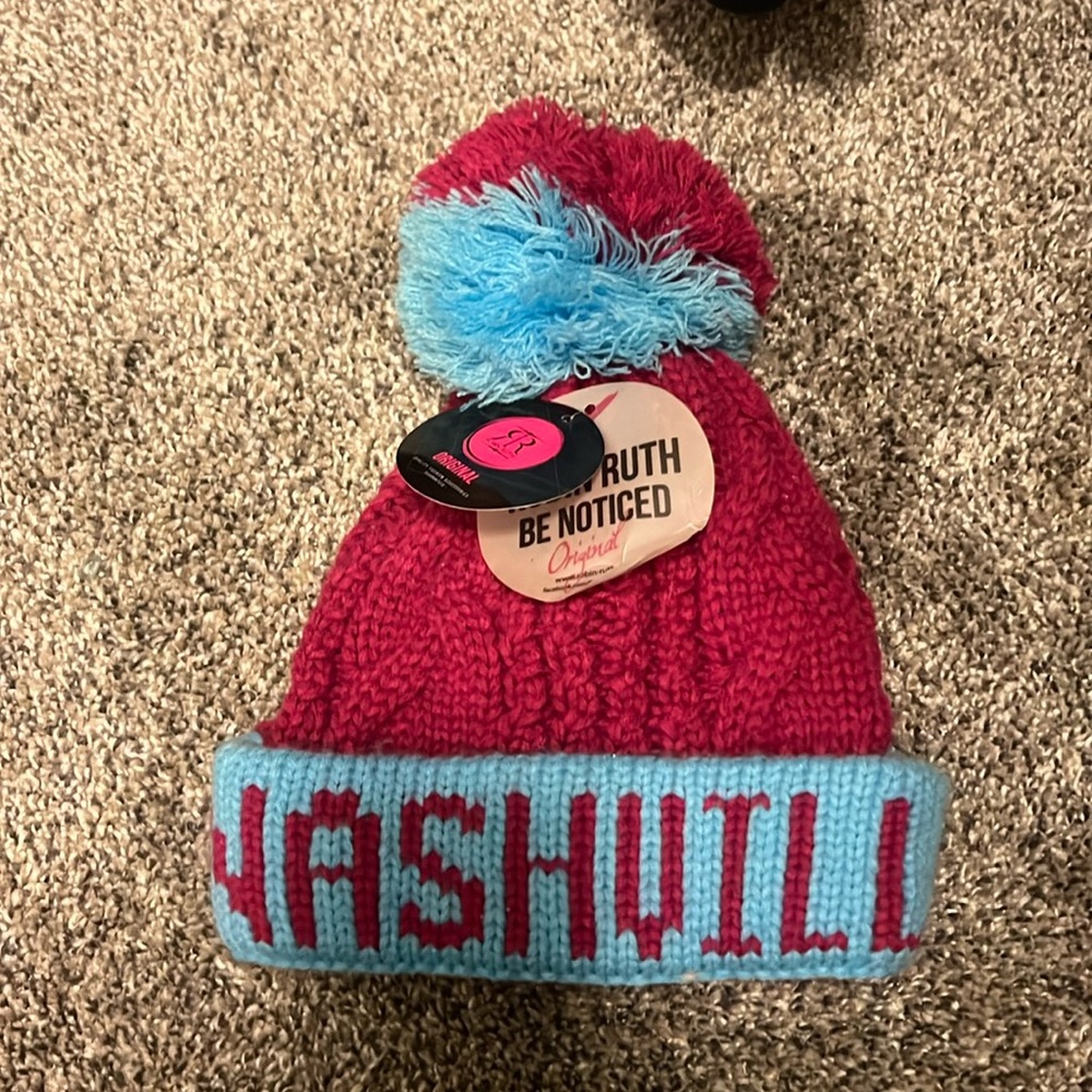 Nashville Winter Beanie in Berry